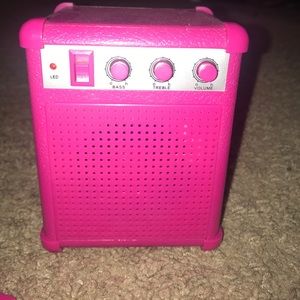 Pink Boxy Speaker