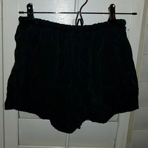 Brandy Melville Black Flowy Shorts