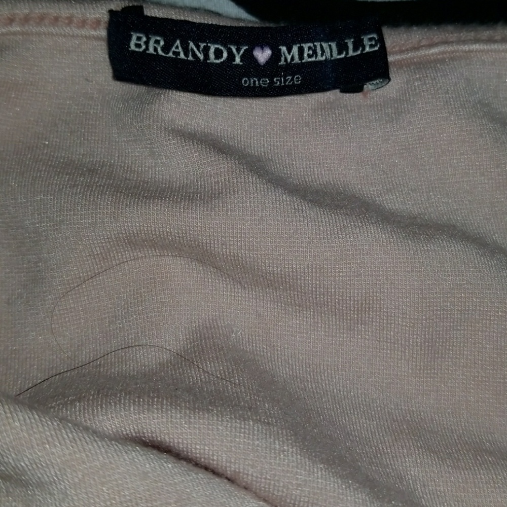 Baby Pink Over the Neck V-Neck Top - Picture 2 of 2