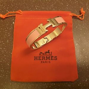 Hermes Pink Bracelet
