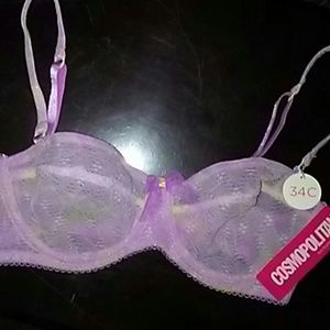 NWT Cosmopolitan lavender unlined underwire bra