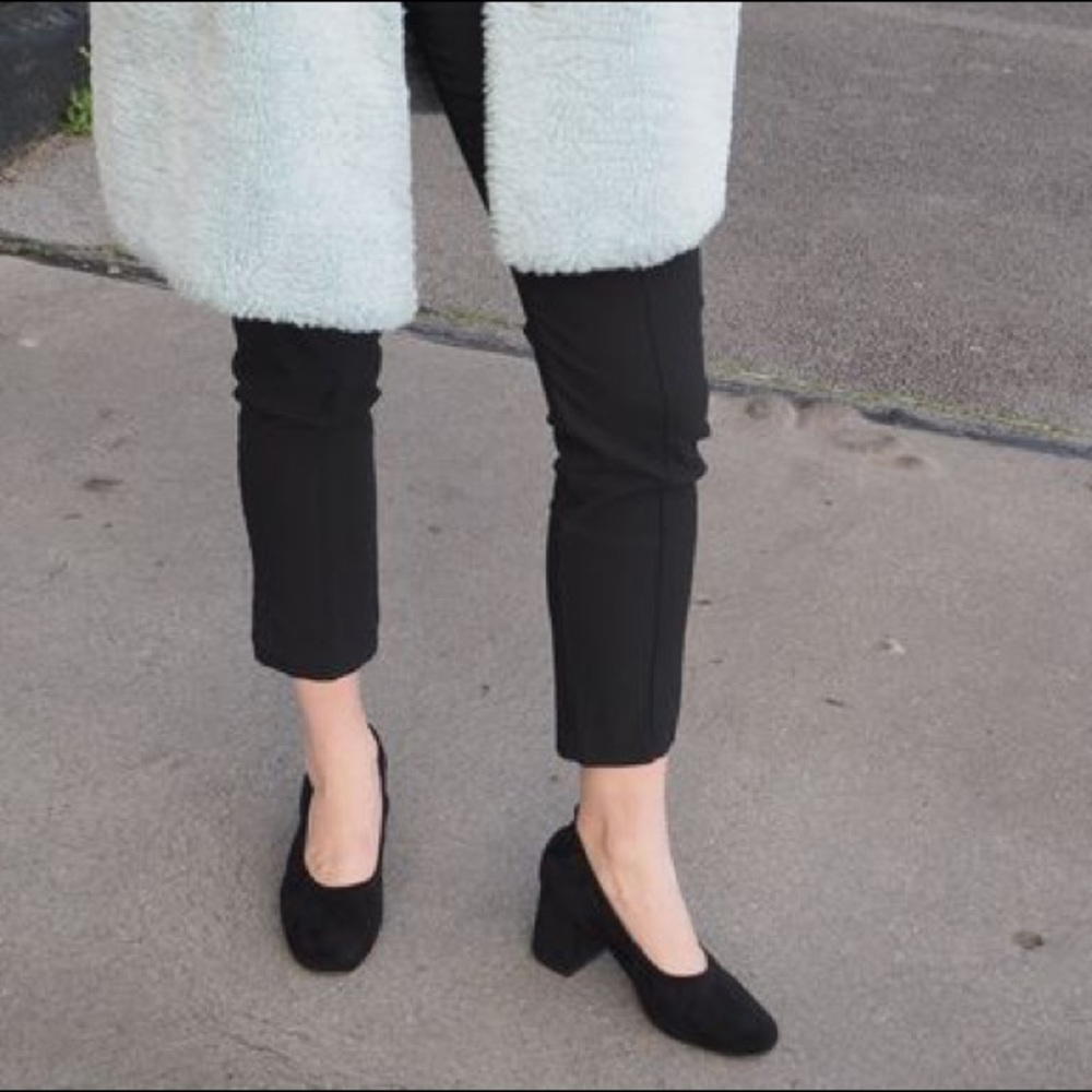 H &m black heels