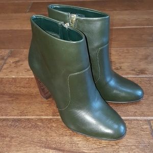 Ann Taylor Green Ankle Boots