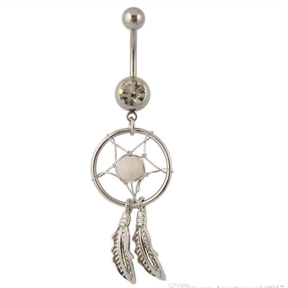 Dream catcher belly ring