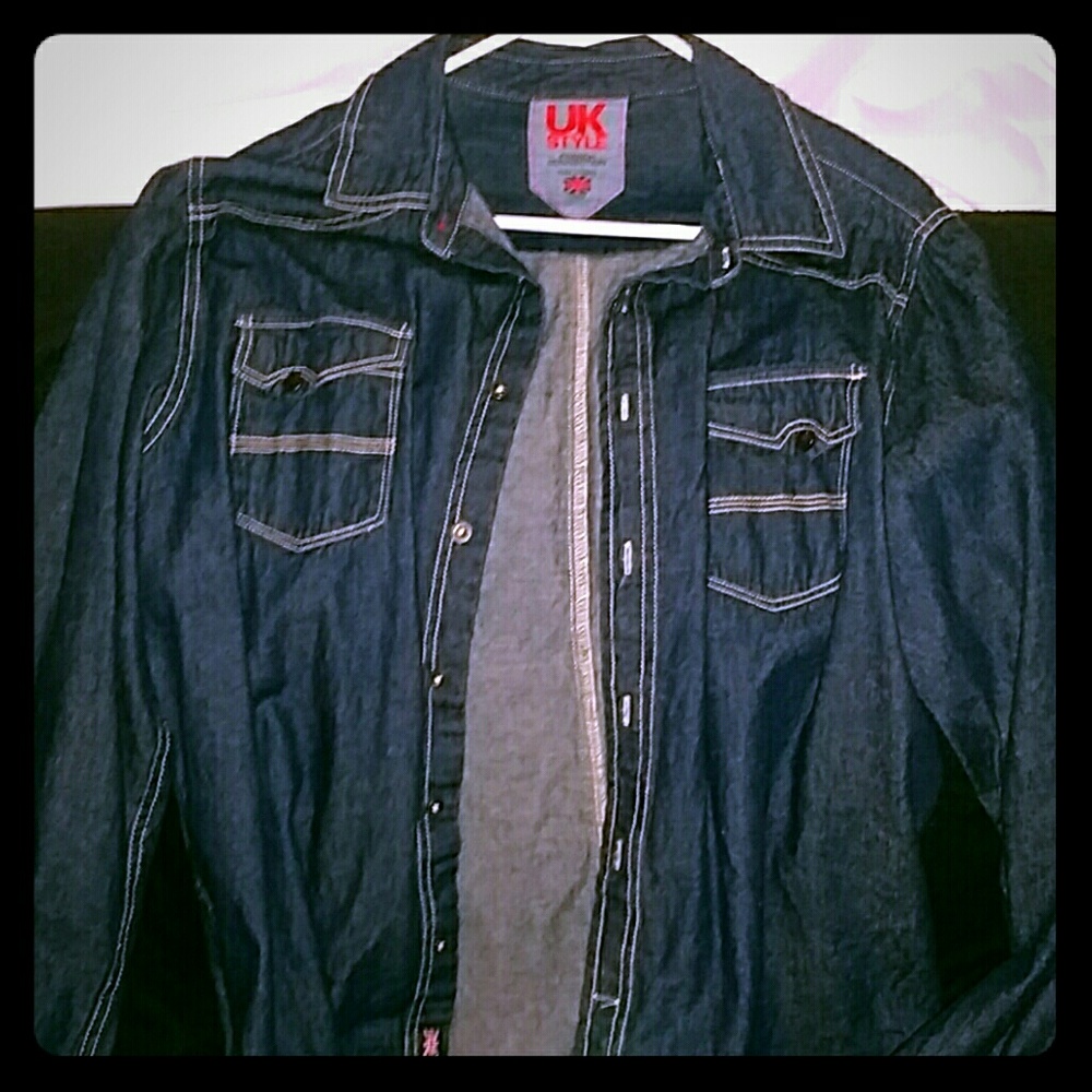 UK Style French Connection Denim Button Down