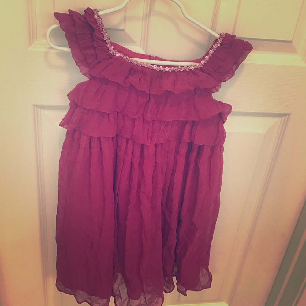 Girl’s FLOWY Dress - Pretty Plum - Size 5