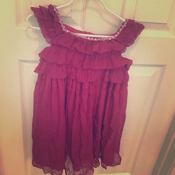 Girl’s FLOWY Dress - Pretty Plum - Size 5 - Picture 1 of 6