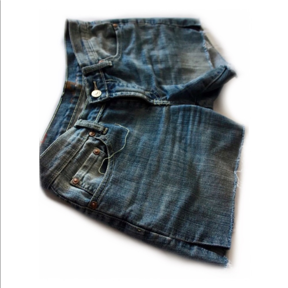 7 For All Mankind Distressed Shorts