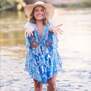 Free people open back dress