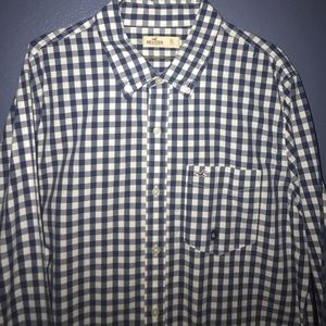 Classic Hollister Poplin Long Sleeve Button Down