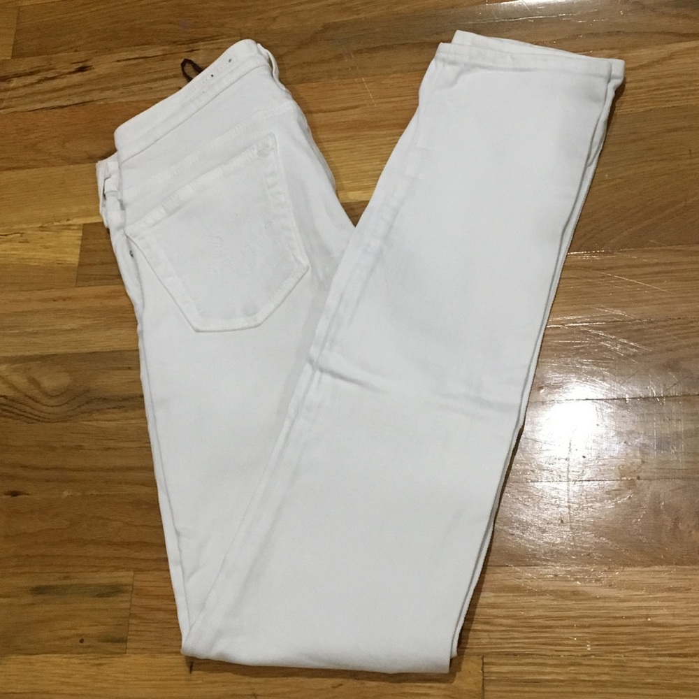 AG Jeans / White / Skinny / the Stilt / 26R