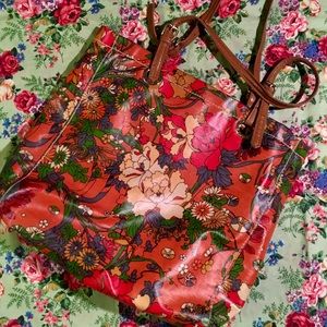 Orange Floral Sakroots purse
