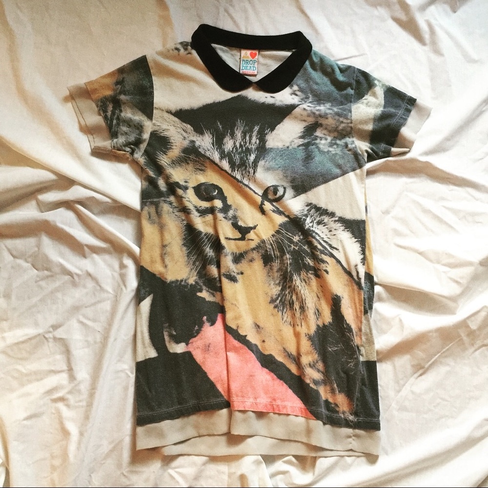 SOLD-Drop dead t-shirt dress