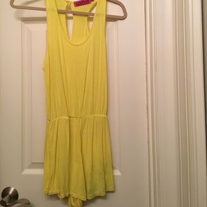 Yellow romper