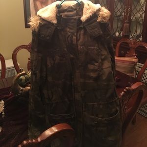 Express camouflage parka