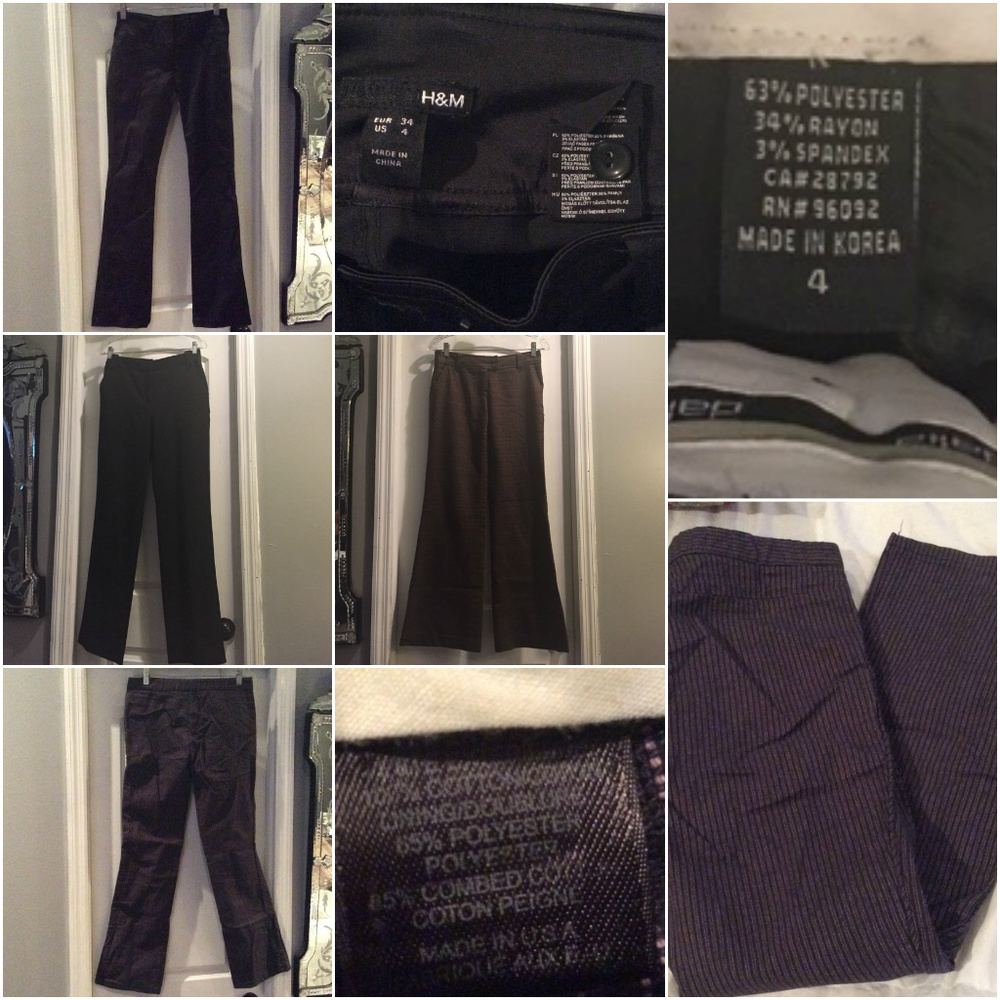 Bundle 3-dress Brand name dress Pants size -4