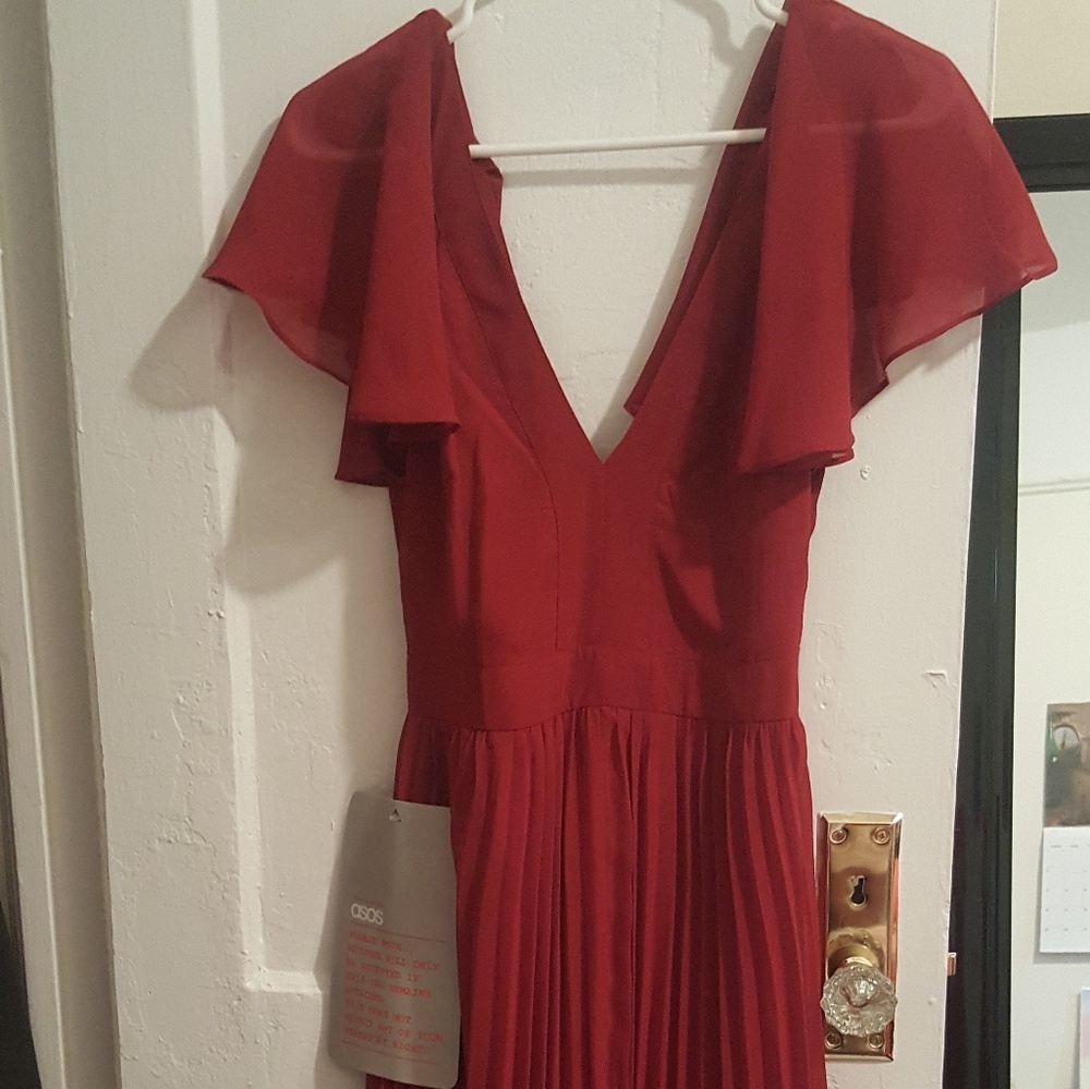 ASOS red dress