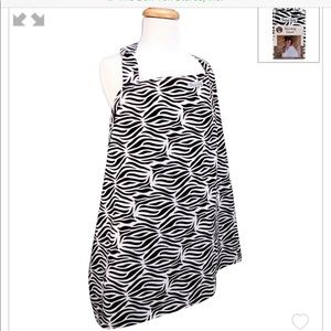 Black and White Zebra nursing blanket