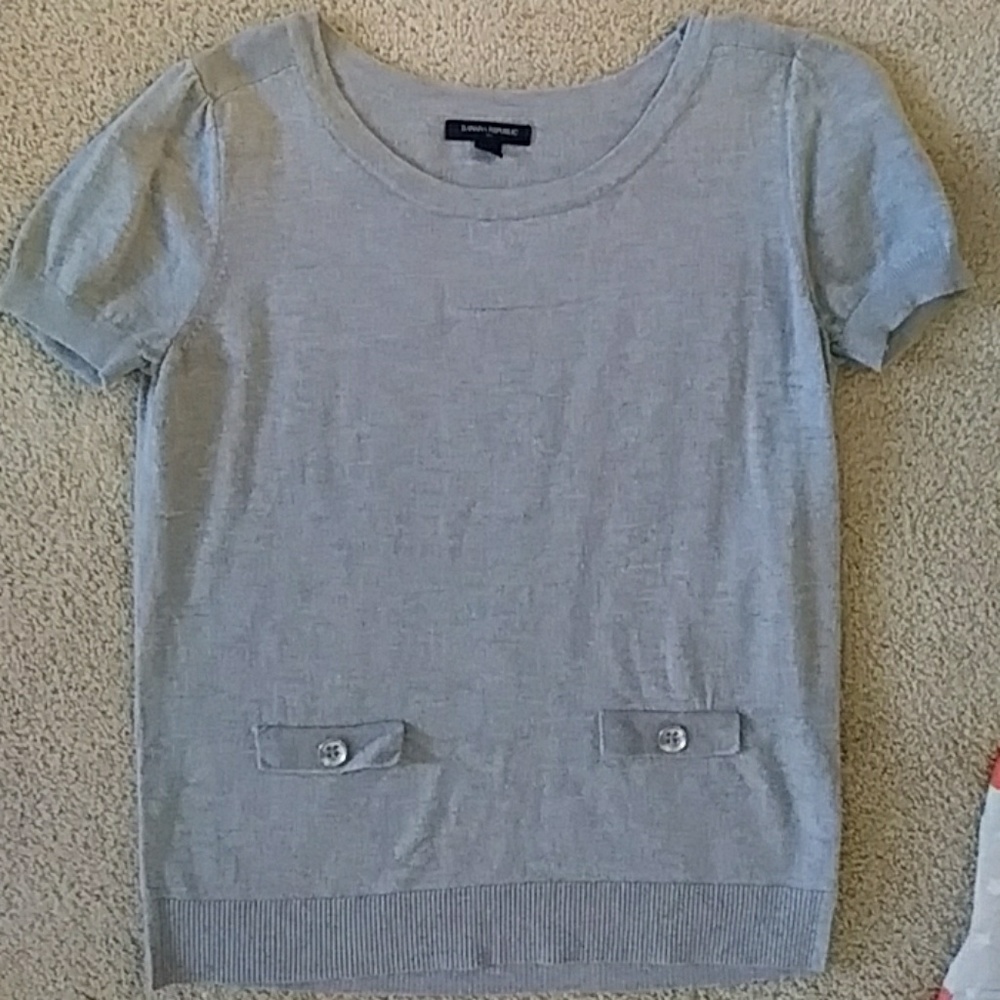 Banana Republic short sleeved sweater
