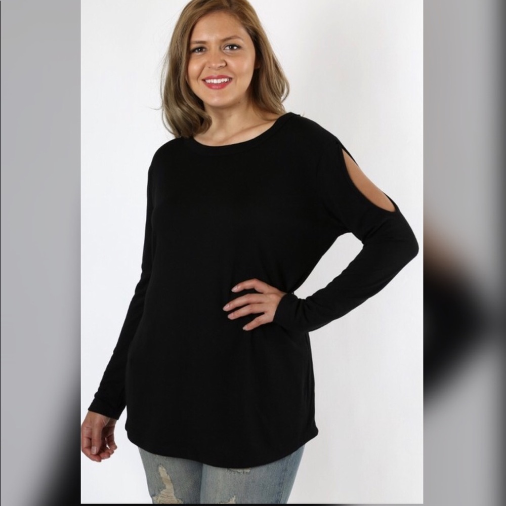 Alexis Cold Shoulder Sweater