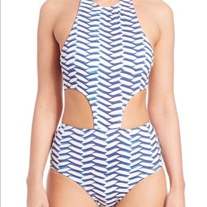Shoshanna One-piece Monokini Swimsuit
