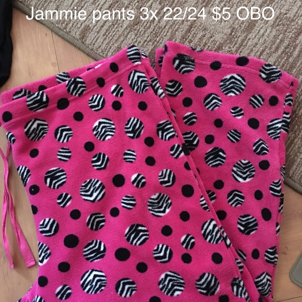 Fleece jammy pants