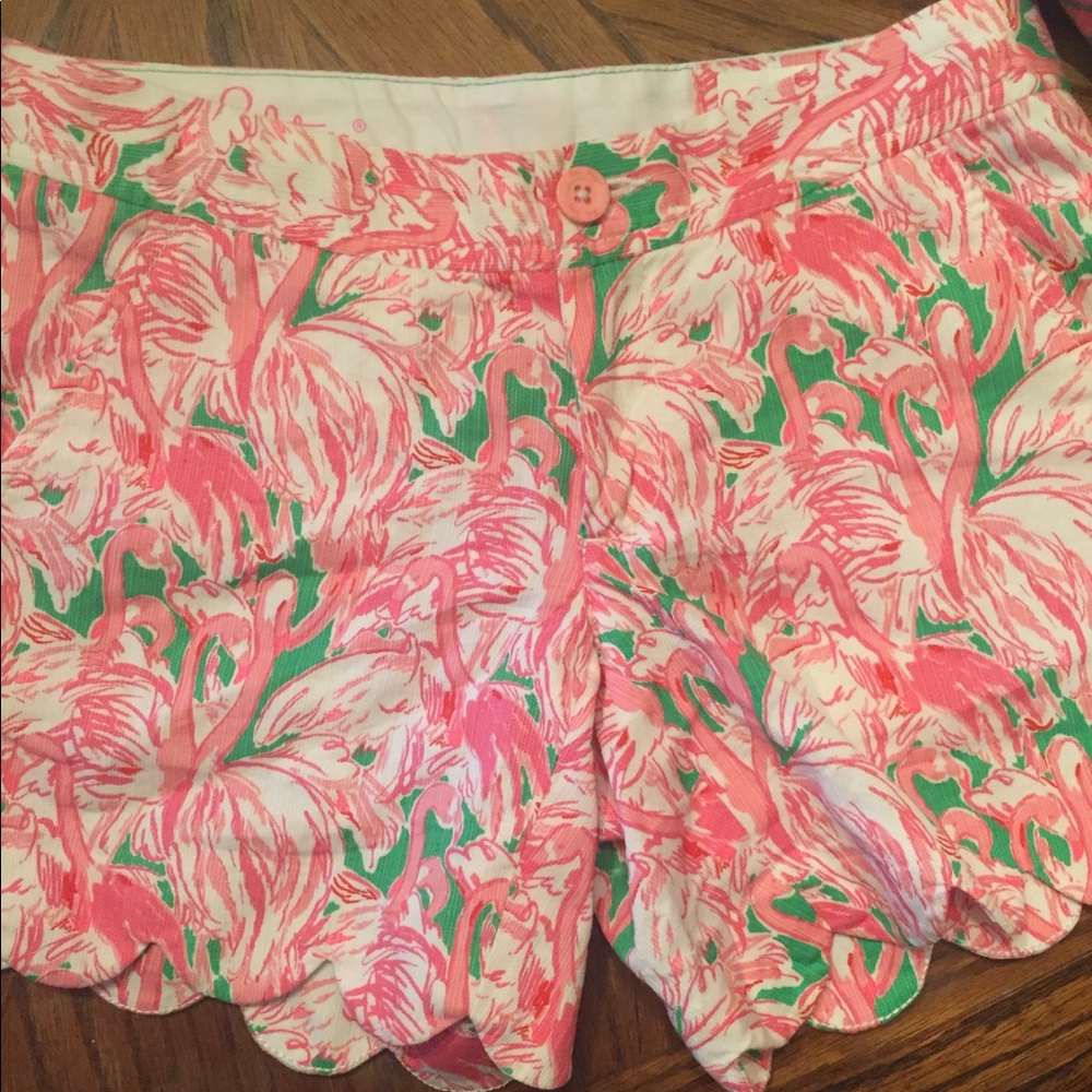 Lilly Pulitzer Buttercup shorts.