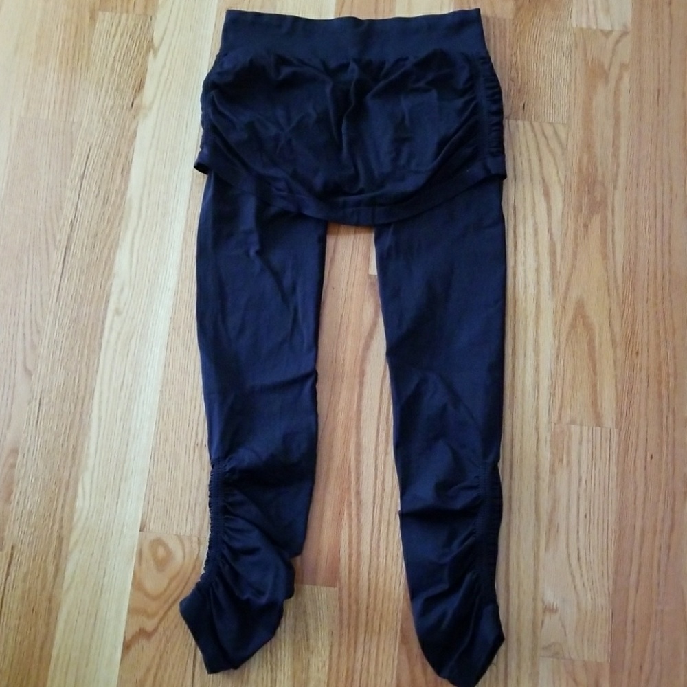 Athleta Leggings with Built in Mini skirt