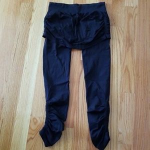 Athleta Leggings with Built in Mini skirt