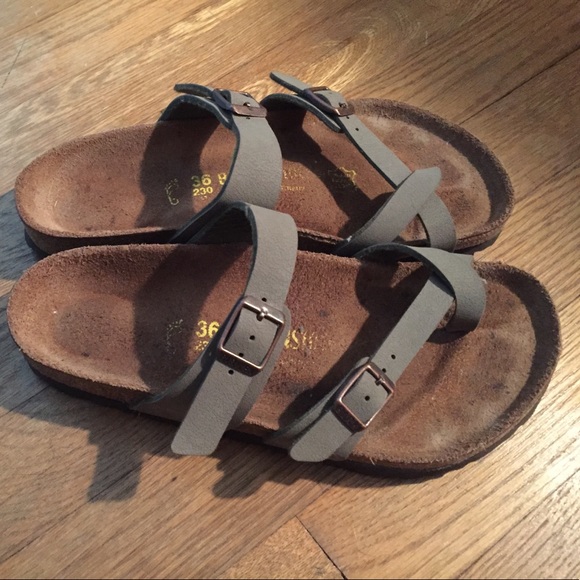 Birkenstock Mayari Sandal in Stone Color - Picture 2 of 3