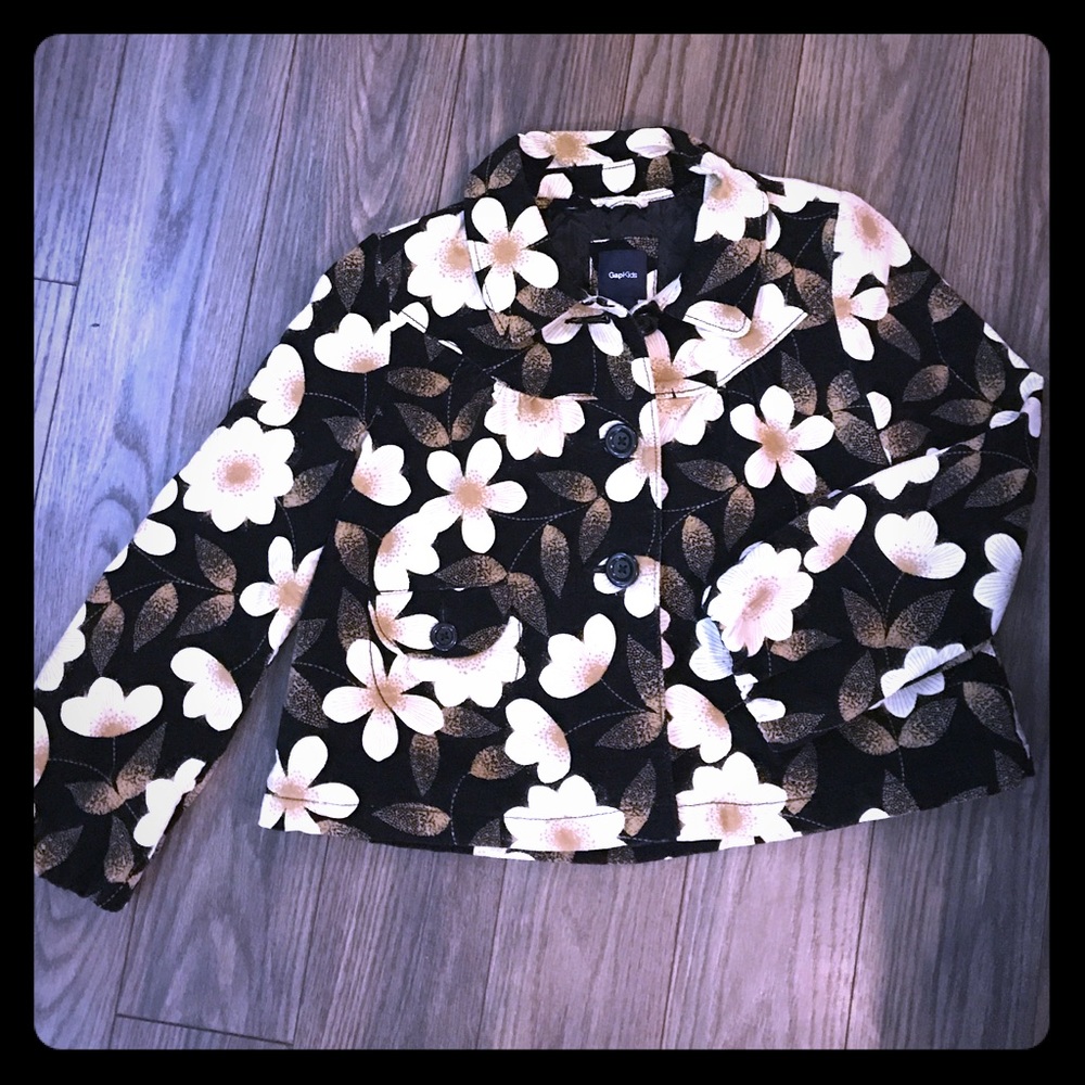 Gap kids floral coat
