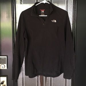 The North Face light weight black fleece pullover