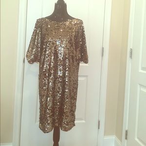 NWT Calvin Klein sequins dress
