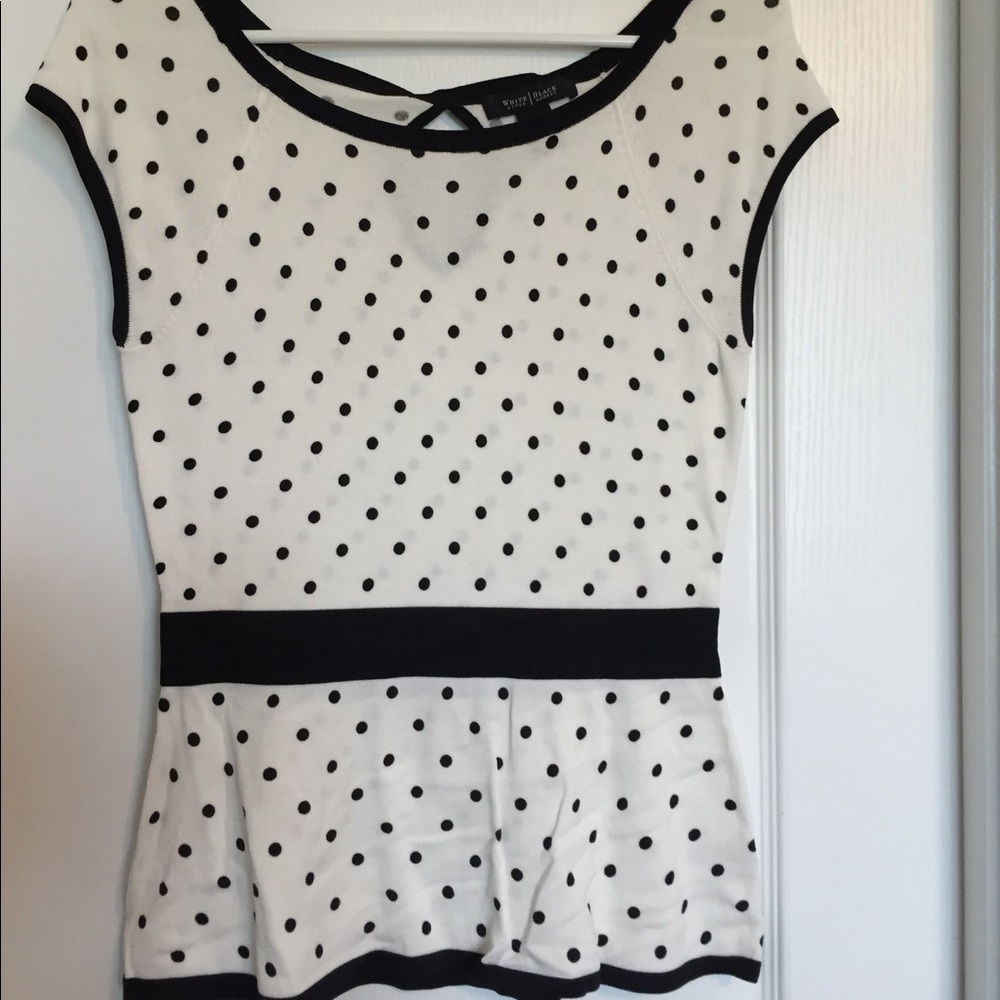 WHBM Peplum Top