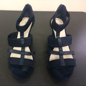 Navy blue Alfani wedge sandals