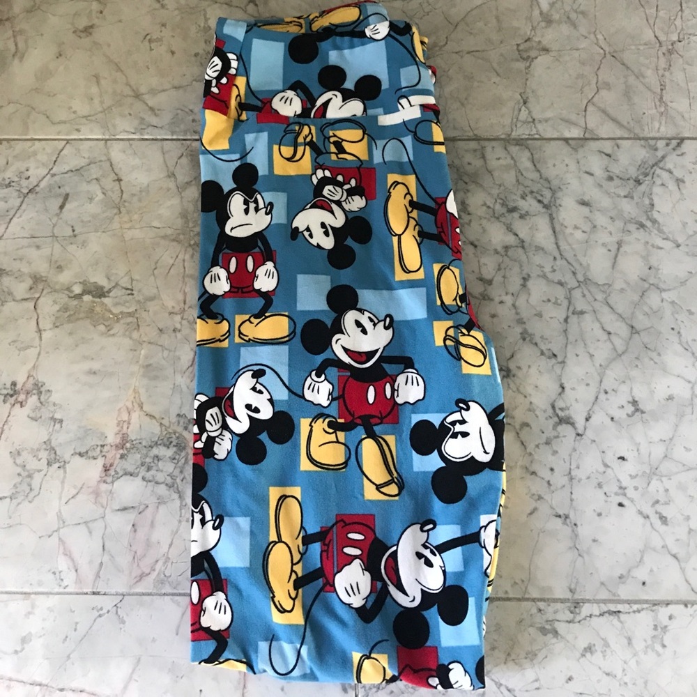 LuLaRoe Os Leggings Disney Mickey Mouse