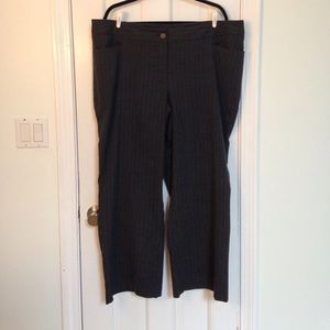 Lane Bryant Pinstripe Trousers