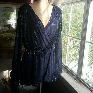 Sequin  romper, is to die for. Brand new with tags
