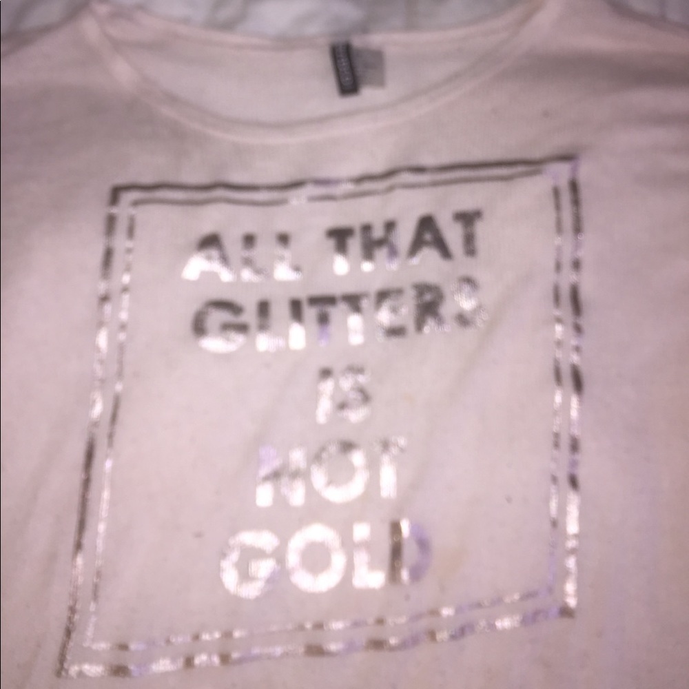 Sheer rose colored long sleeve throw on