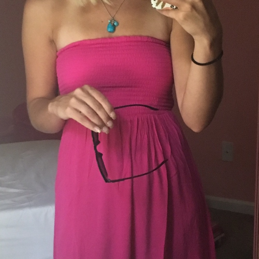 Strapless dress