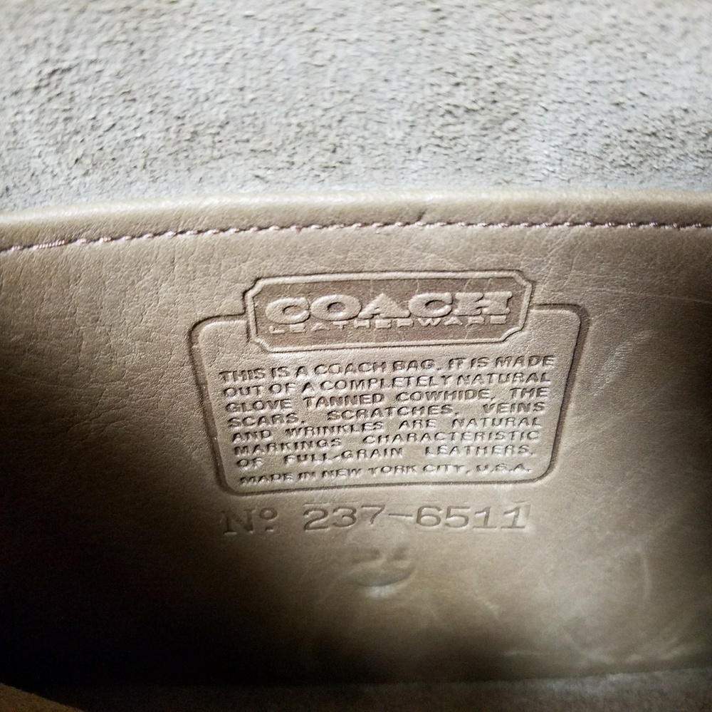 Bonnie Cashin Coach Putty Leather Twin Clutch Bag - Picture 5 of 8