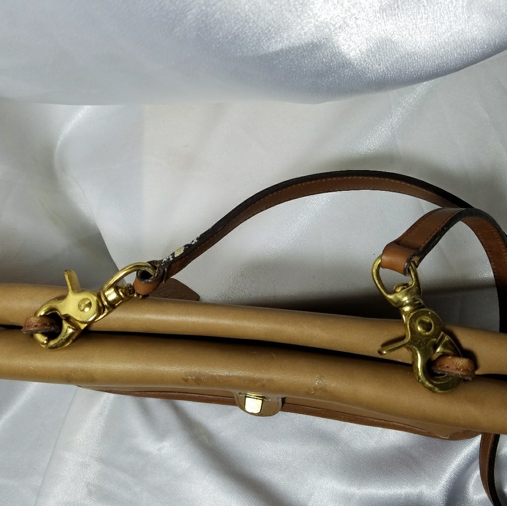Bonnie Cashin Coach Putty Leather Twin Clutch Bag - Picture 8 of 8