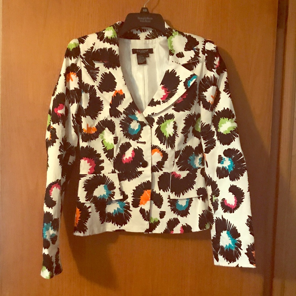 Splatter Patterned Fun Blazer - size S BOGO