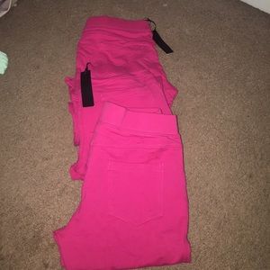 Pink jeggings
