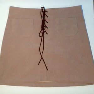 Faux leather skirt sz 2 (comes with both)