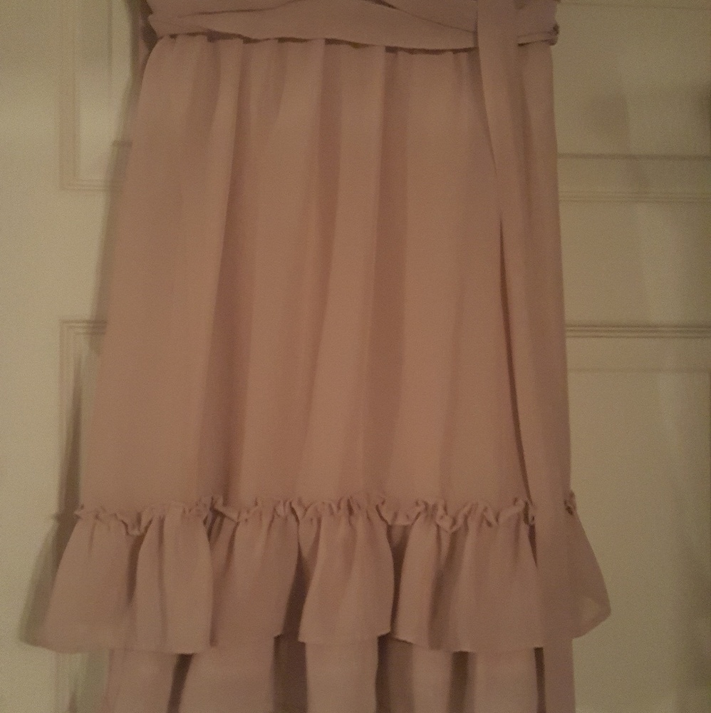 Size S beige baby doll dress