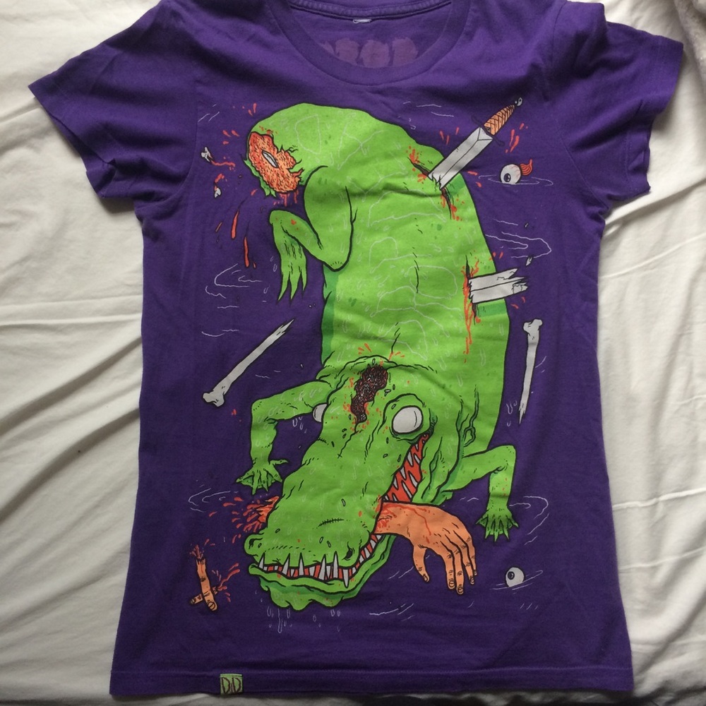 Tops | Drop Dead Croc Tee | Poshmark