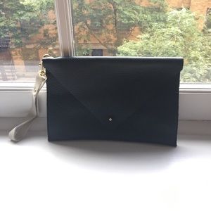 Leather wristlet