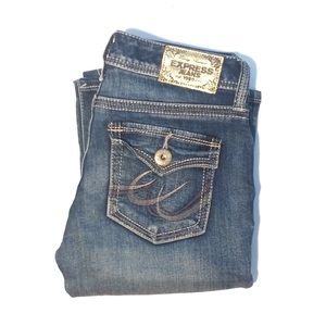 Express Stella Low rise boot leg Jean sz 0L