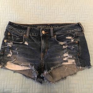 American Eagle Dark Wash Shorts